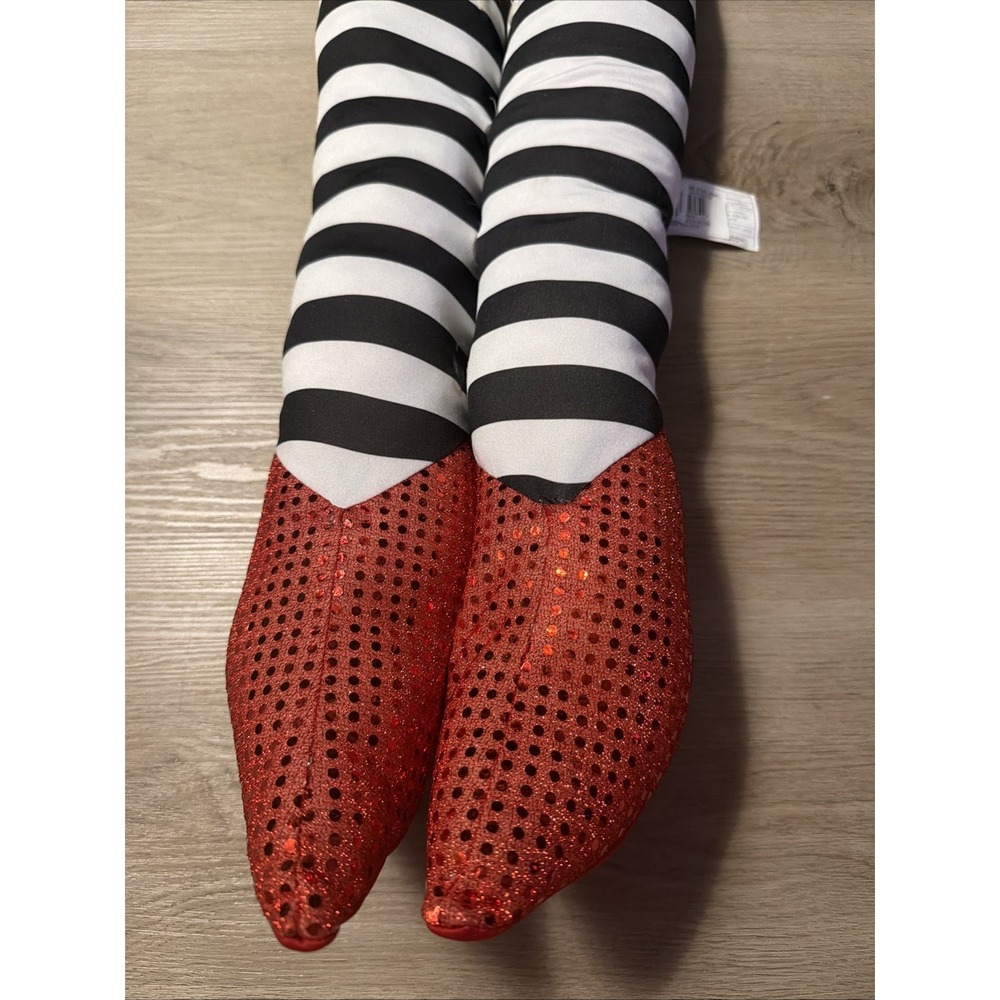Wizard of Oz Wicked Witch Of The East Legs Ruby Red Slipper Plush 24" Glue Piece - Picture 2 of 8